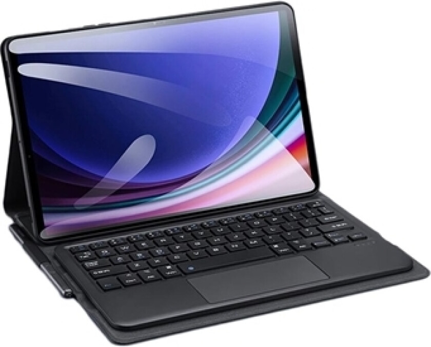 Samsung Galaxy Tab S9 Dux Ducis Deksel med Bluetooth-tastatur - Svart