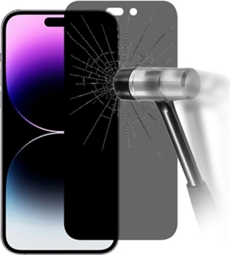 iPhone 15 Plus Skjermbeskyttere Panzerglass - 9H, 0.3mm - Privatliv