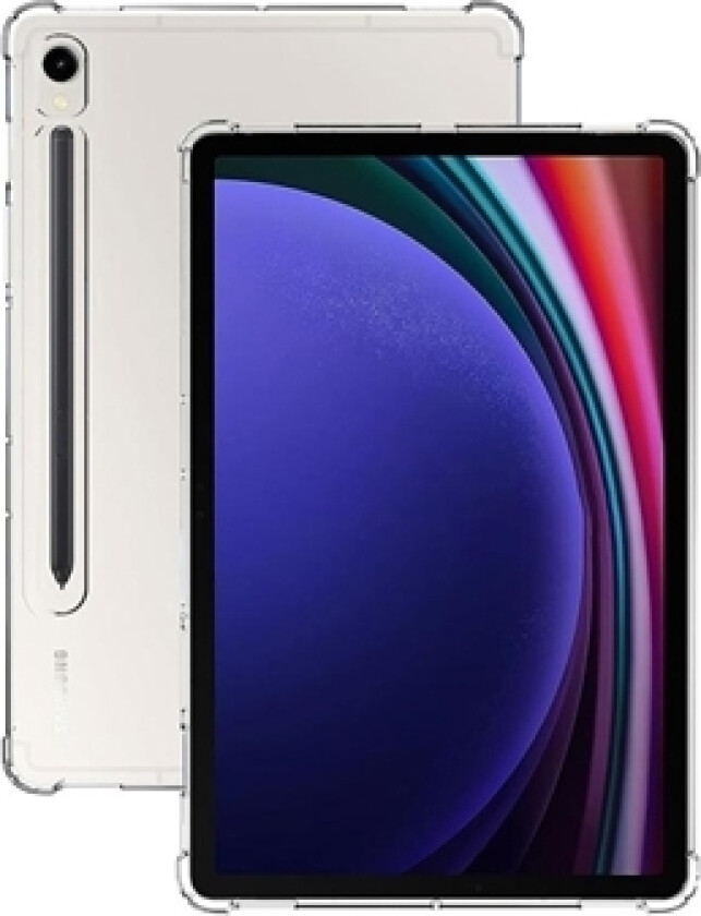 Samsung Galaxy Tab S9 Støtsikkert TPU-deksel - Gjennomsiktig