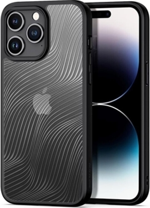 iPhone 15 Pro Dux Ducis Aimo Hybrid-deksel - Svart