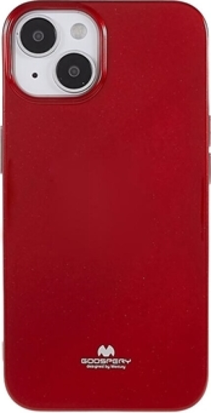 iPhone 14 Plus Mercury Goospery Glitter TPU-deksel - Rød