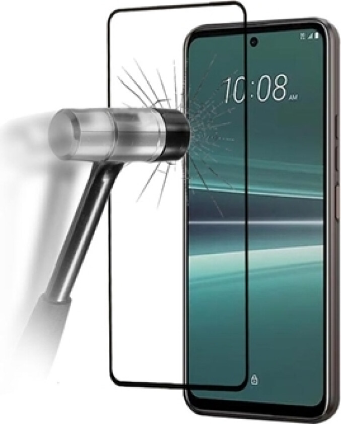 Full Cover HTC U23/U23 Pro Skjermbeskyttere Panzerglass - Svart Kant