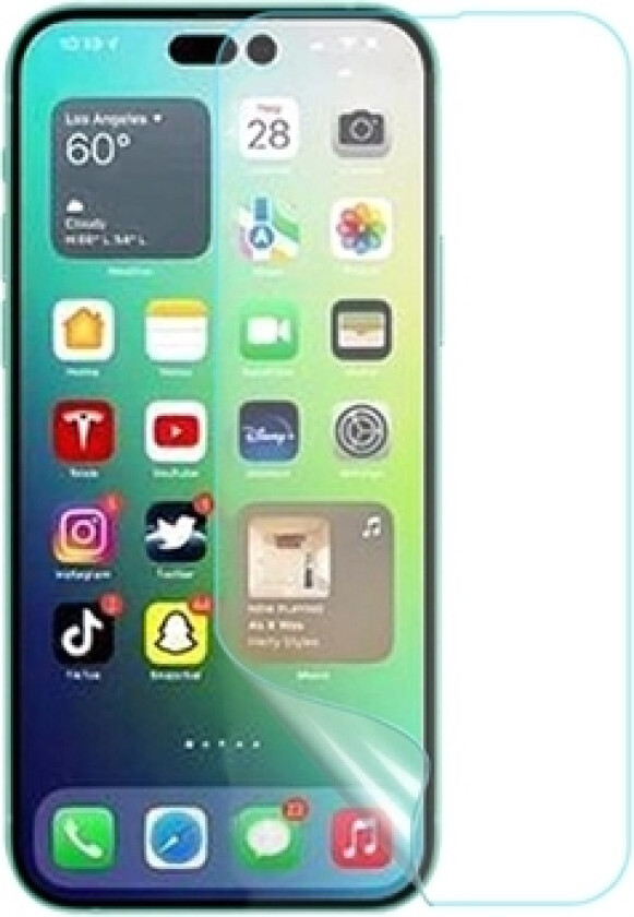 iPhone 14 Pro Anti Blue Light Skjermbeskytter - Antirefleks