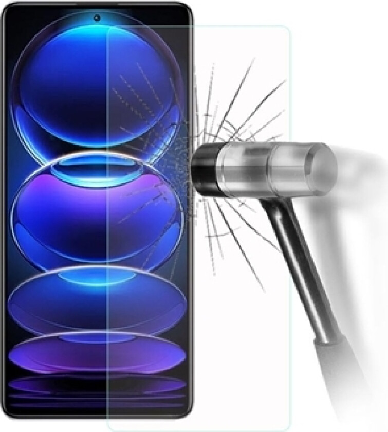 Xiaomi Redmi Note 12 Pro/12 Pro+ Skjermbeskyttere Panzerglass - 9H, 0.3mm - Klar