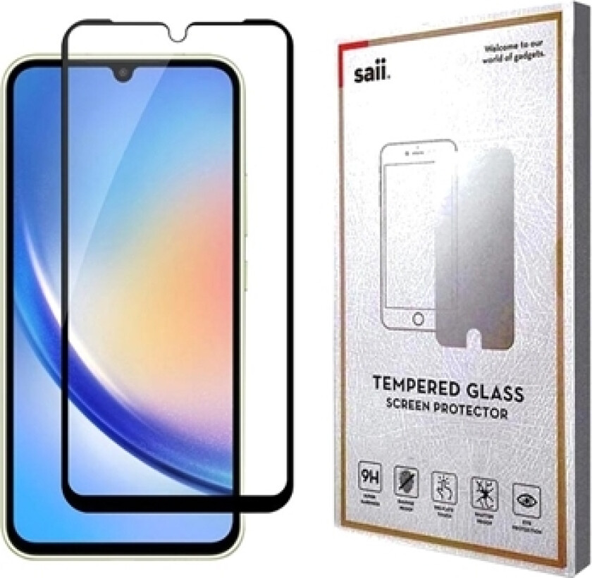 2.5D Premium Samsung Galaxy A34 5G Skjermbeskyttere Panzerglass - 2 Stk.