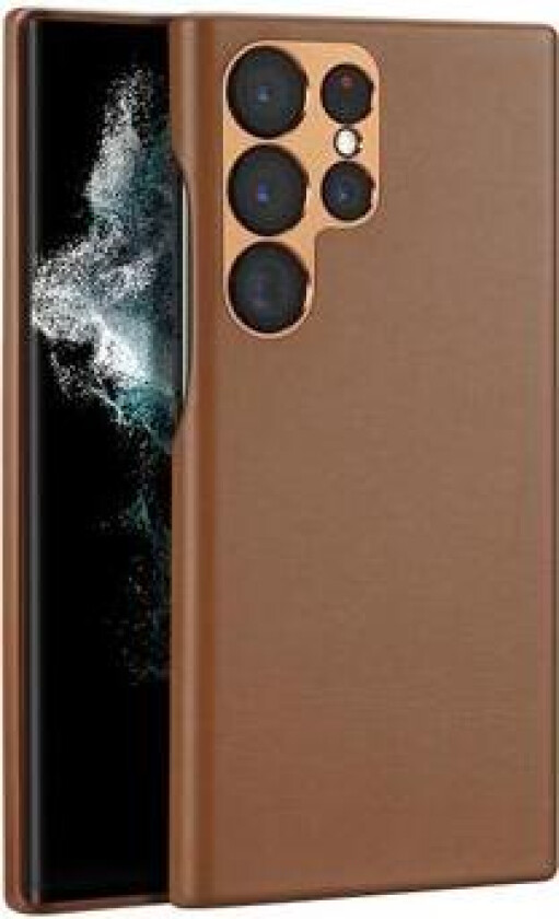 Grit Samsung Galaxy S23 Ultra 5G Hybrid-deksel - Brun