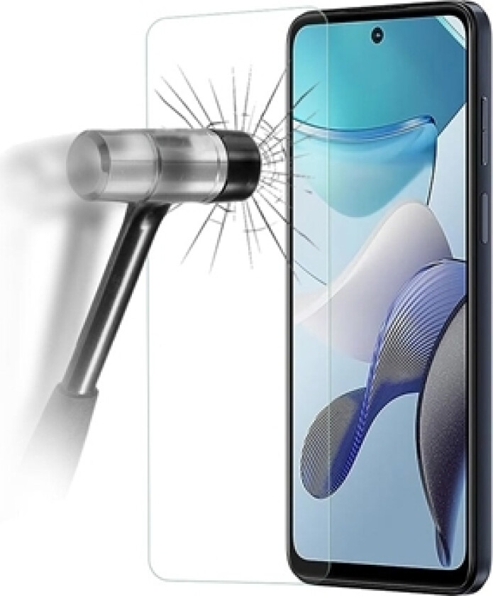Motorola Moto G53 Skjermbeskyttere Panzerglass - 9H, 0.3mm, 2.5D - Klar