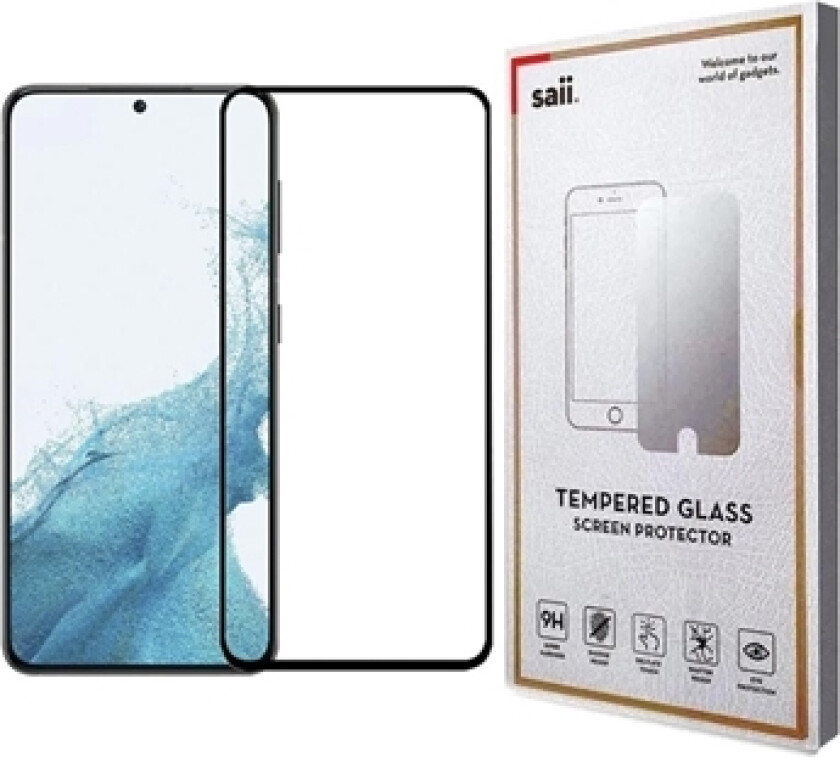 3D Premium Samsung Galaxy S23 5G Skjermbeskyttere Panzerglass - 9H, 2 Stk.