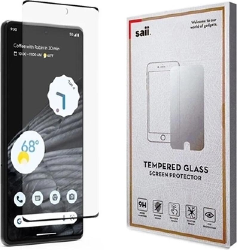3D Premium Google Pixel 7 Pro Skjermbeskyttere Panzerglass - 2 Stk.