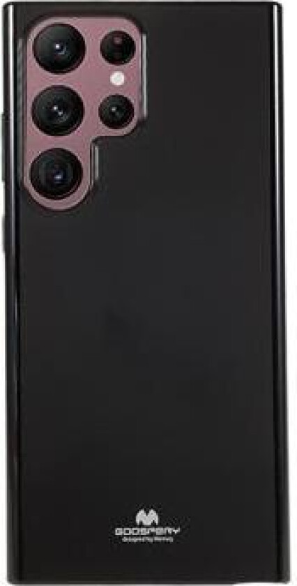 Goospery Glitter Samsung Galaxy S23 Ultra 5G TPU-deksel - Svart