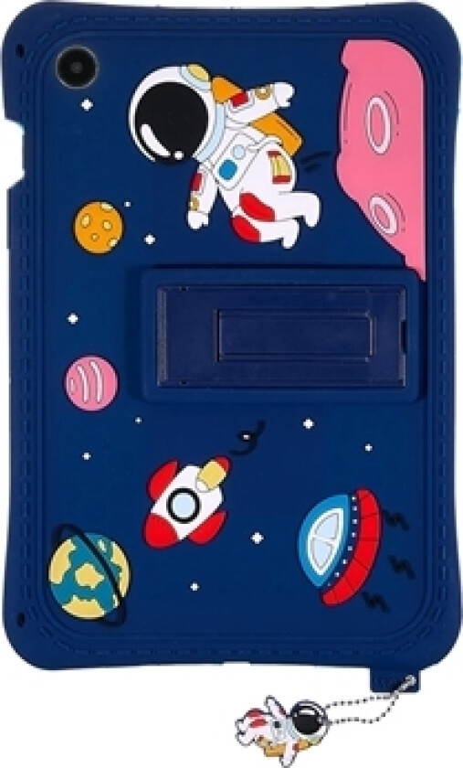 Space Pattern Samsung Galaxy Tab A8 10.5 (2021) Silikondeksel