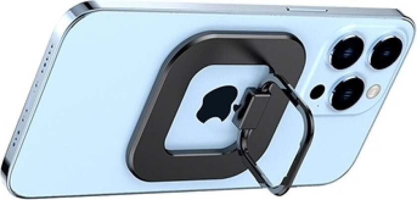 Universal Magnetisk Ringholder til Smarttelefoner - Svart