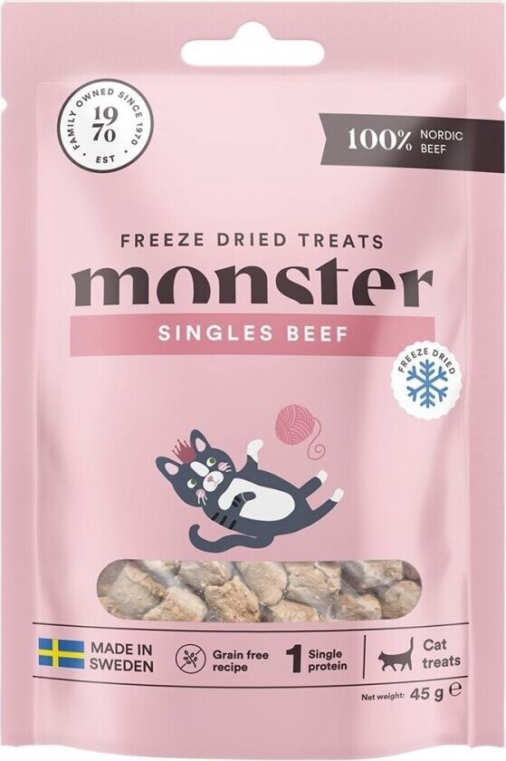 Bilde av Monster Cat Treats Freeze Dried Beef 40 g