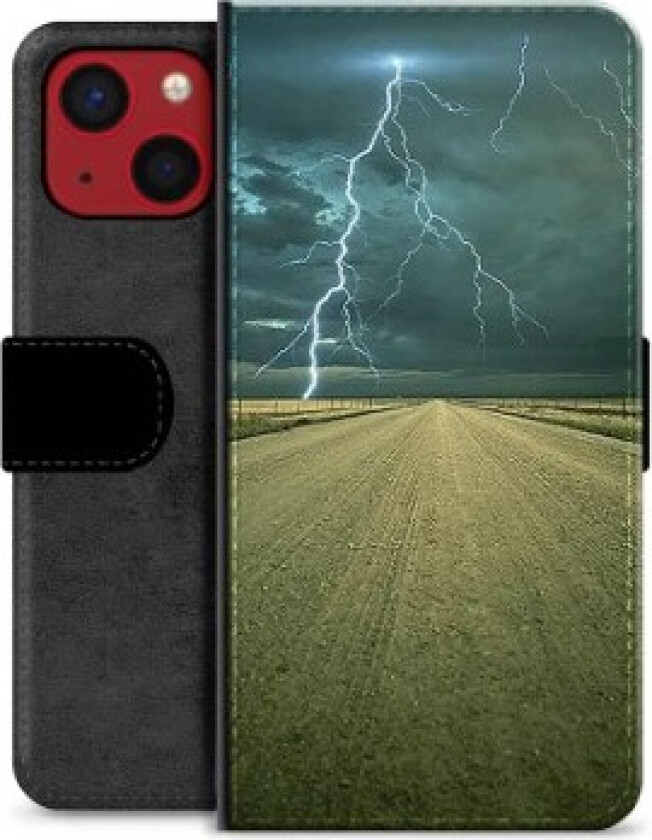 iPhone 13 Mini Premium Lommebok-deksel - Storm