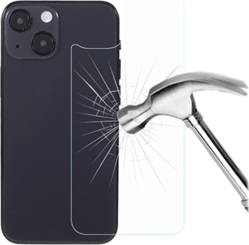 iPhone 14 Plus Herdet Glass Beskyttelse av Bakdekslet - 9H - Klar