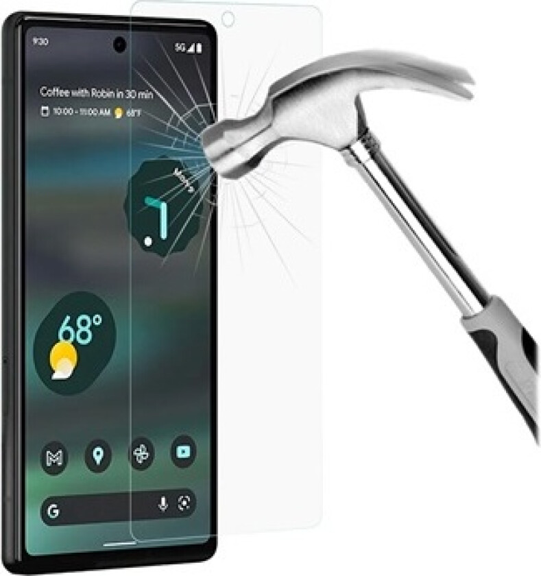 Google Pixel 6a Skjermbeskyttere Panzerglass - Klar