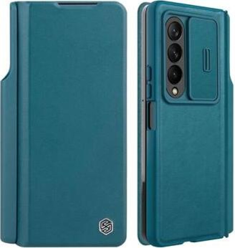 Qin Pro Samsung Galaxy Z Fold4 Flip-deksel - Grønn