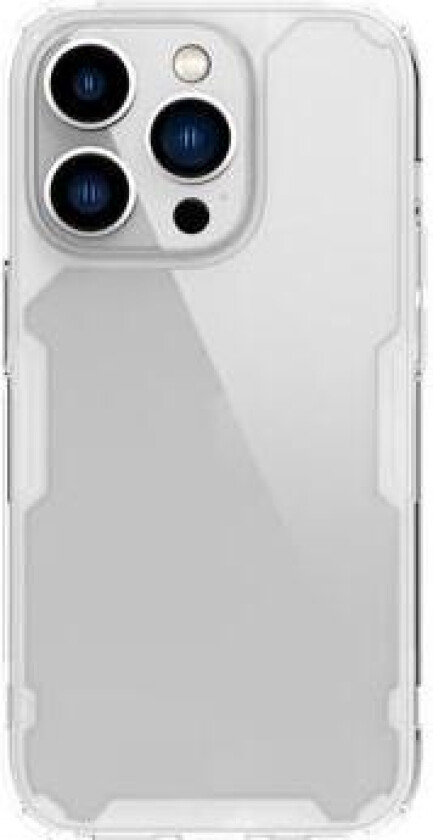 Nature TPU Pro iPhone 14 Pro Max Hybrid-deksel - Gjennomsiktig