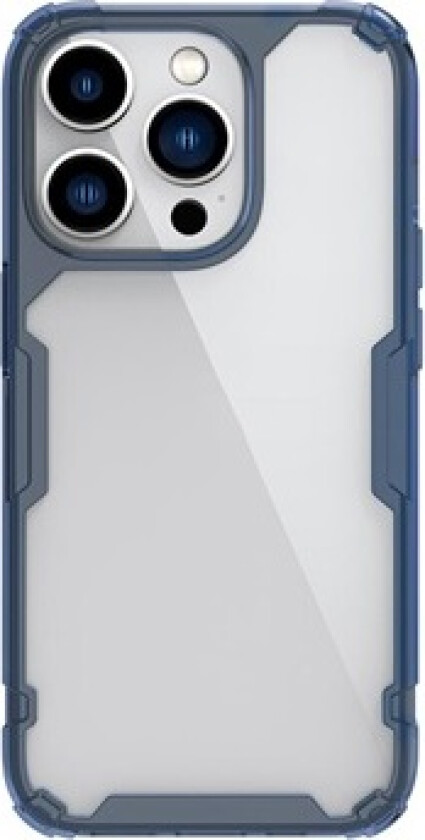 Nature TPU Pro iPhone 14 Pro Max Hybrid-deksel - Blå