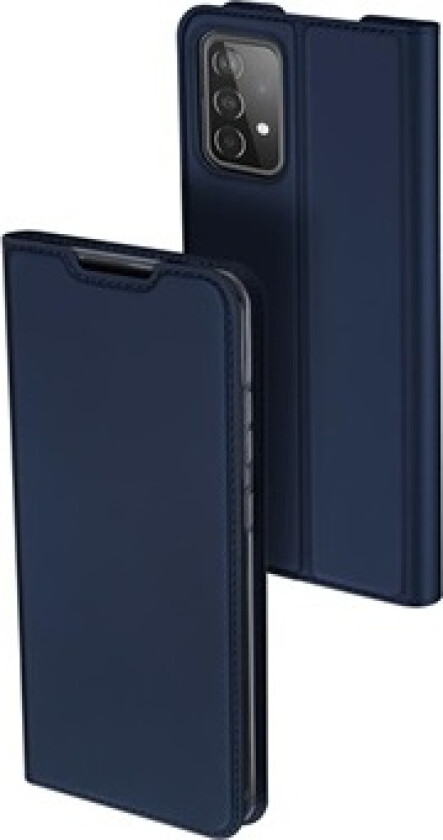 Skin Pro Samsung Galaxy A73 5G Flip-deksel - Blå