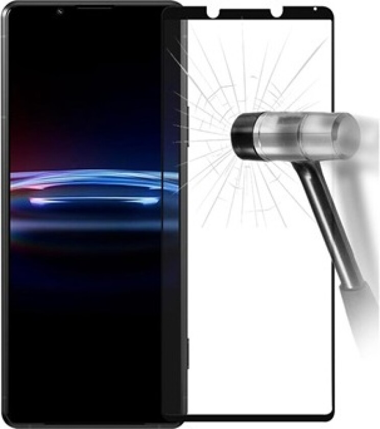 Full Cover Sony Xperia Pro-I Skjermbeskyttere Panzerglass - Svart