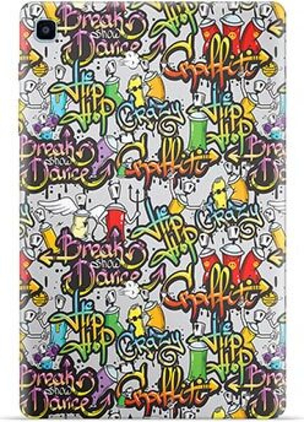 Samsung Galaxy Tab S6 Lite 2020/2022 TPU-deksel - Graffiti