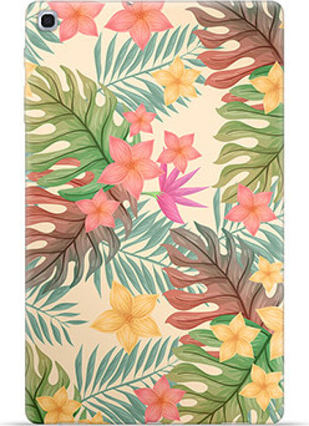 Samsung Galaxy Tab A 10.1 (2019) TPU-deksel - Rosa Blomster