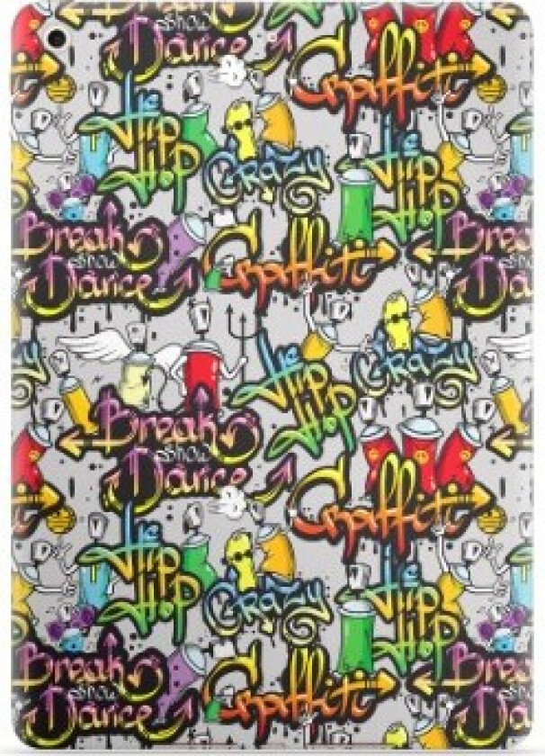 iPad 10.2 2019/2020/2021 TPU-deksel - Graffiti