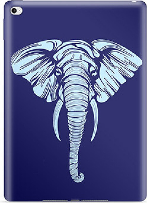 iPad 10.2 2019/2020/2021 TPU-deksel - Elefant