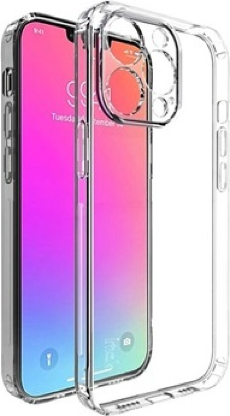UX-5 iPhone 13 Pro Max TPU-deksel - Gjennomsiktig