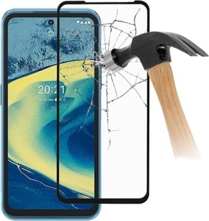 Full Cover Nokia XR20 Skjermbeskyttere Panzerglass - Svart