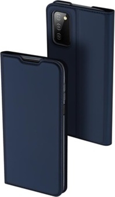 Skin Pro Samsung Galaxy A03s Flip-deksel - Blå
