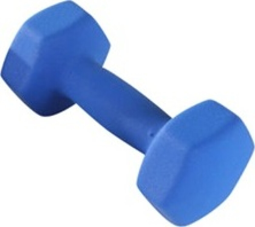 Antiskli Fitness Neopren Hantel - 1kg - Blå