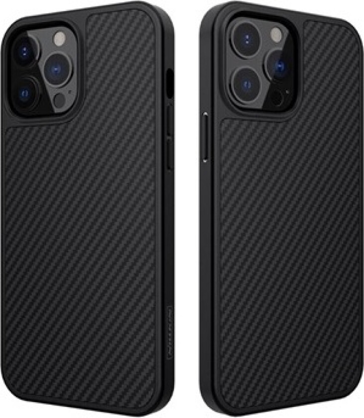 Synthetic Karbonfiber iPhone 13 Pro Max Deksel - Svart