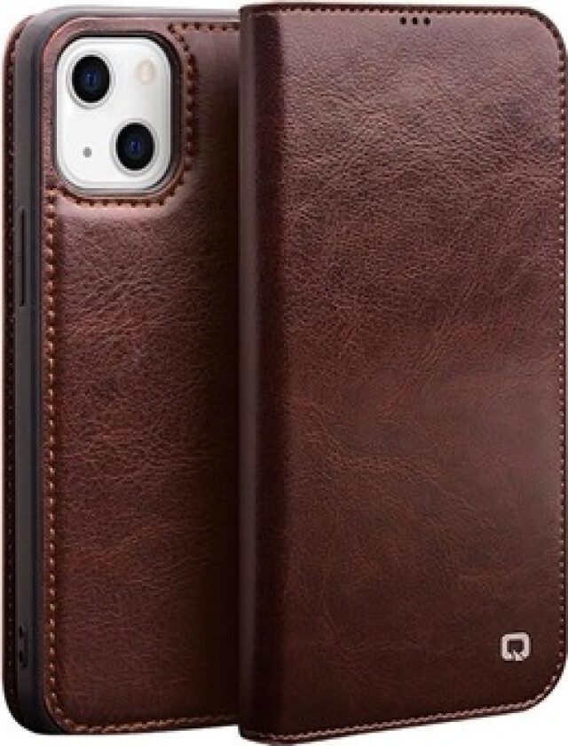 Classic iPhone 13 Mini Lommebok-deksel I Lær - Brun