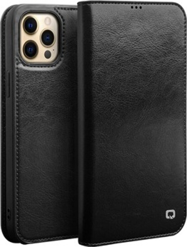 Classic iPhone 13 Pro Max Lommebok-deksel I Lær - Svart