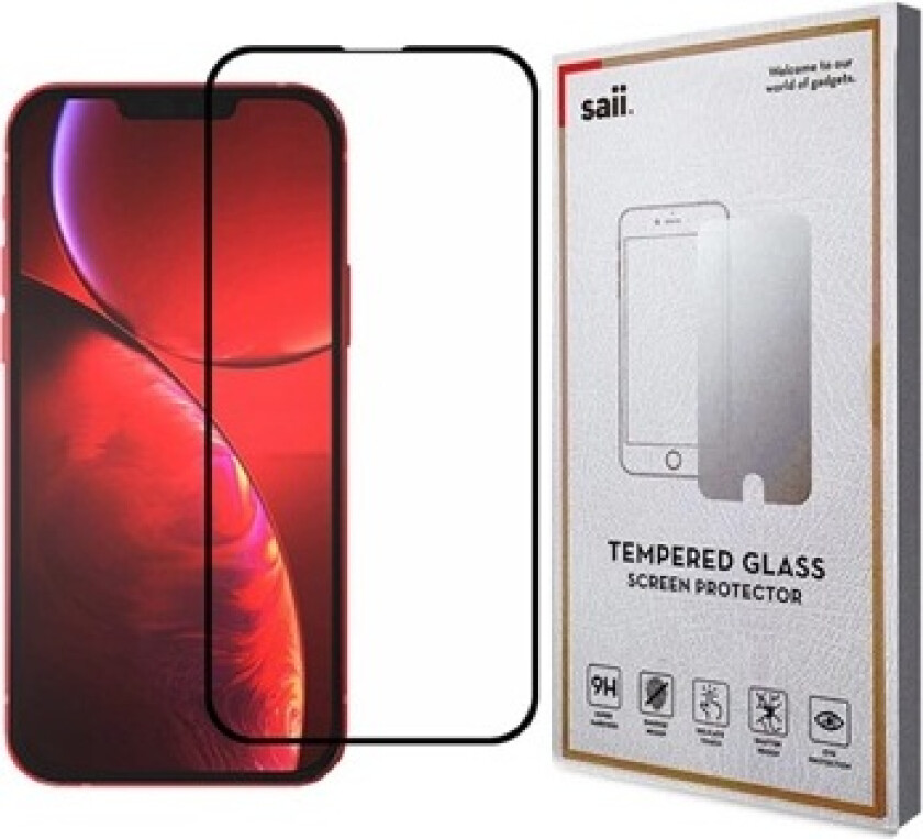 3D Premium iPhone 13 Pro Max Skjermbeskytter i Herdet Glass - 2 Stk.