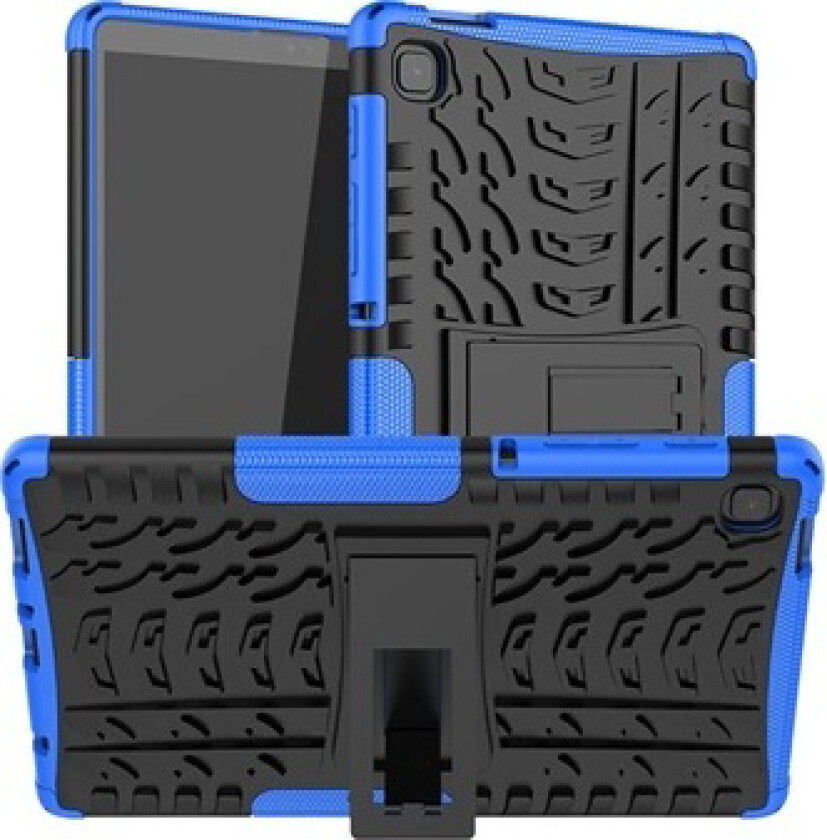 Samsung Galaxy Tab A7 Lite Anti-Slip Hybrid-deksel med Stativ - Blå / Svart
