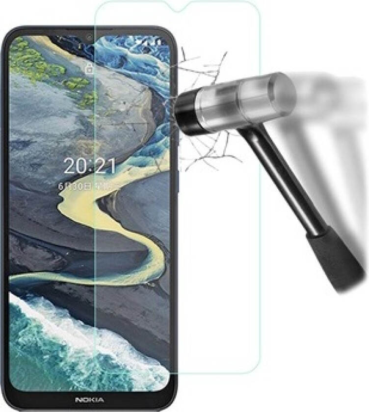 Nokia C20 Plus Skjermbeskytter i Herdet Glass - 9H, 0.3mm - Gjennomsiktig