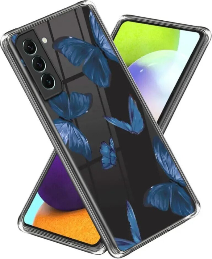 Samsung Galaxy S24+ (Plus) Fleksibel Plast Deksel m. Motiv - Sommerfugler