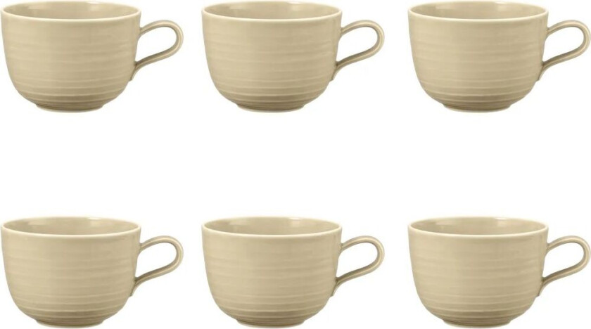 Terra kopp 38 cl 6-pakning Sand Beige