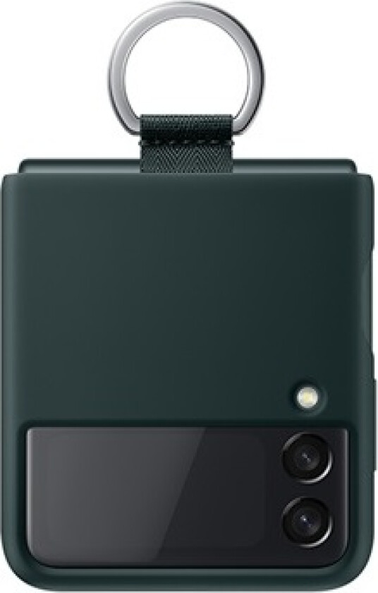 Galaxy Z Flip3 5G Silikondeksel med Ring EF-PF711TGEGWW - Grønn
