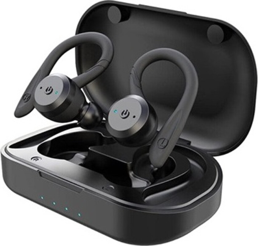 Lemonda Smart BE1032 Vanntett TWS Øretelefoner - Svart
