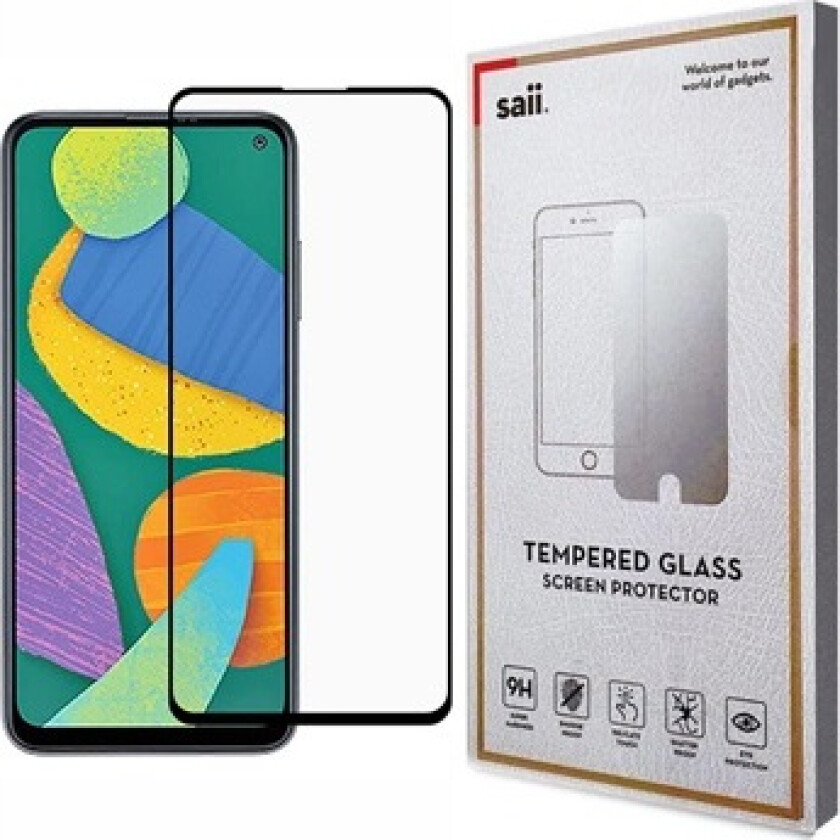 3D Premium Samsung Galaxy F52 5G Skjermbeskyttere Panzerglass - 2 Stk.