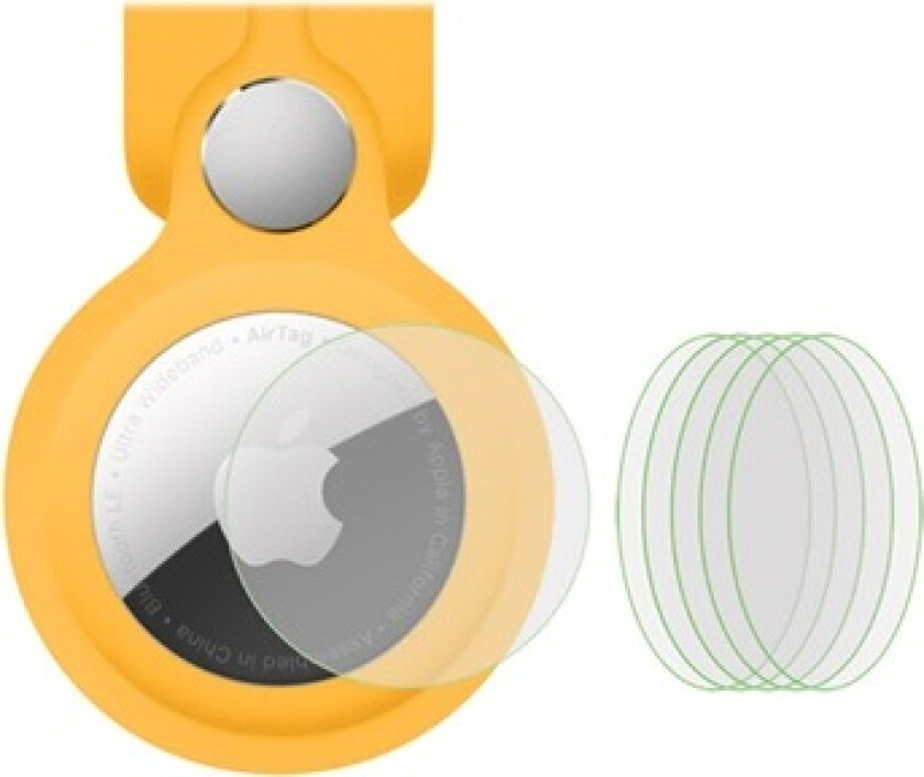 Apple AirTag Beskyttelsesfilm - 9H - 5 Stk. - Gjennomsiktig