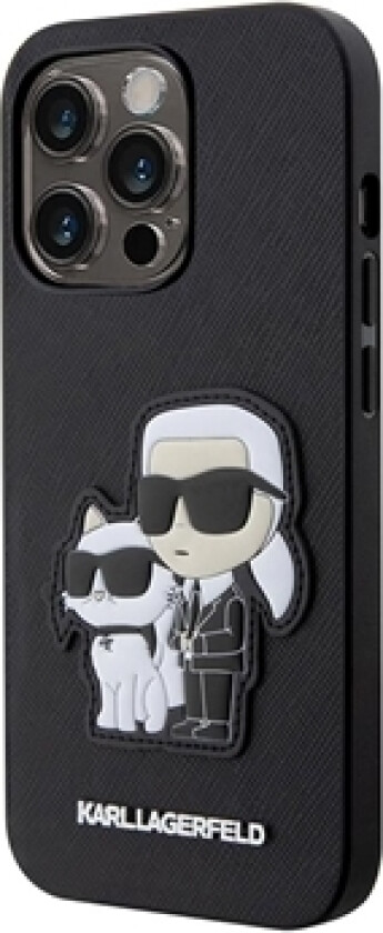 Ikonik Karl & Choupette iPhone 13 Pro Deksel - Svart