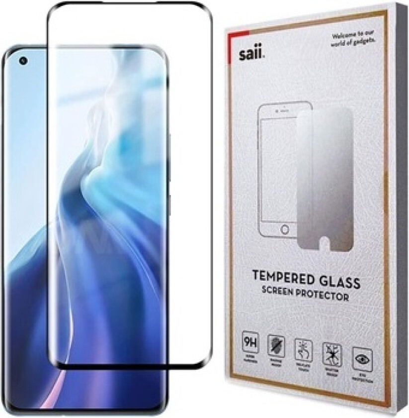 3D Premium Xiaomi Mi 11i Skjermbeskyttere Panzerglass - 2 Stk.