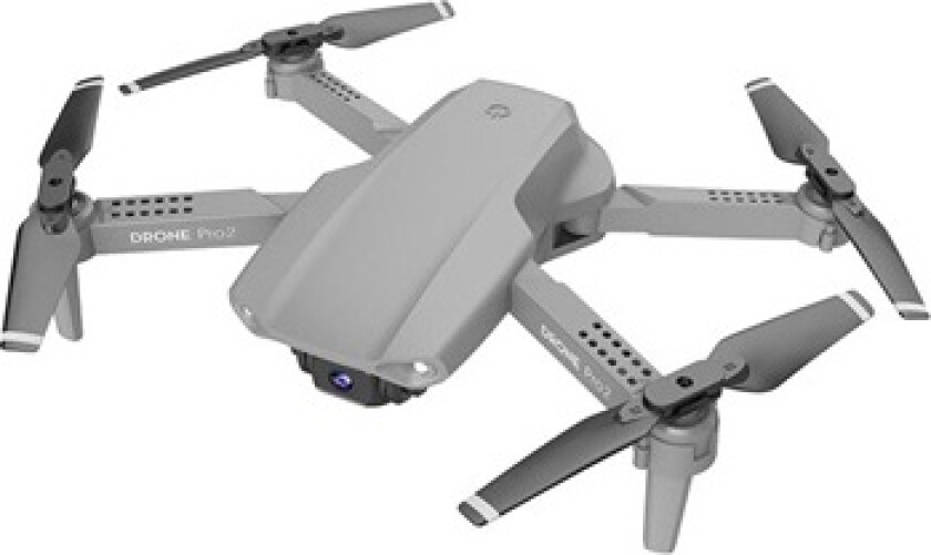 Sammenleggbar Drone Pro 2 med 4K HD Dobbel Kamera E99 - Grå