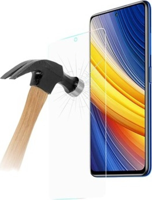 Xiaomi Poco X3 Pro Skjermbeskyttere Panzerglass - 9H, 0.3mm - Klar