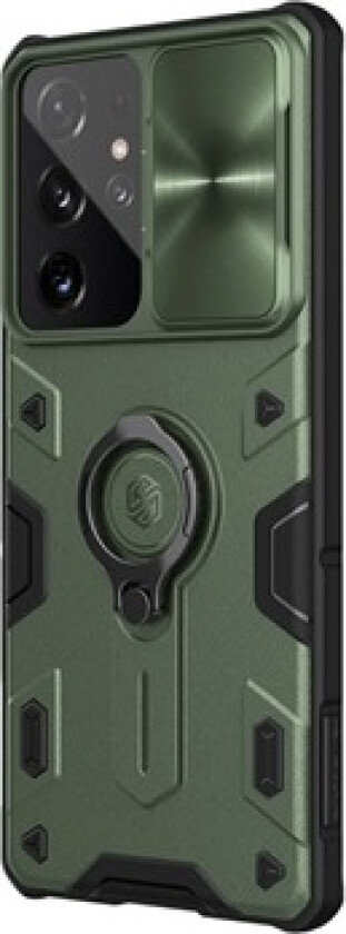 CamShield Armor Samsung Galaxy S21 Ultra 5G Hybrid-deksel - Grønn